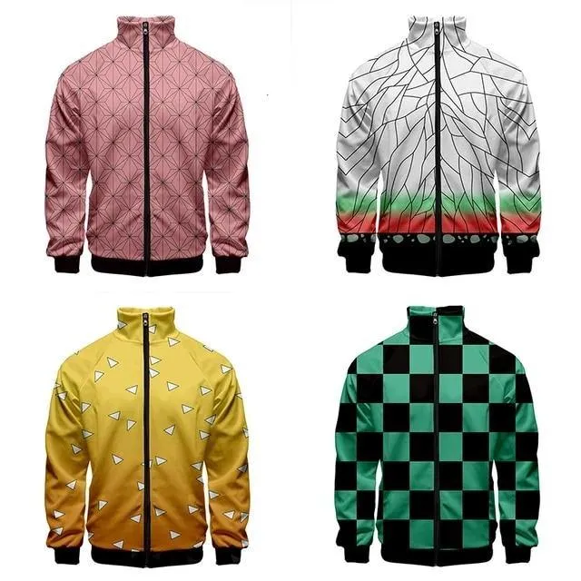 3D Print Jackets/ Hoodies Demon Slayer (Variants Available)