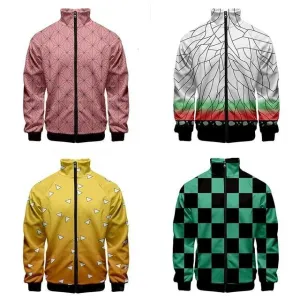 3D Print Jackets/ Hoodies Demon Slayer (Variants Available)