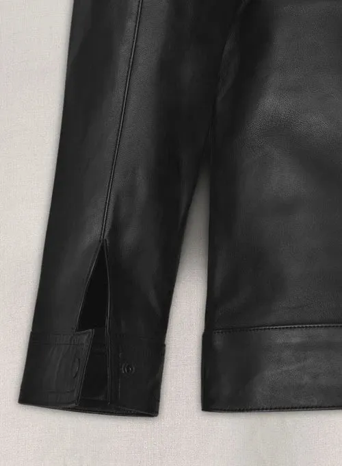 AARON TAYLOR JOHNSON LEATHER JACKET