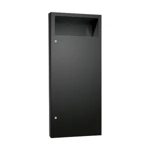 ASI 6474-2-41PC WASTE RECEPT-SIMPLICITY w/SR2-MATTE BLACK POWDER COATED