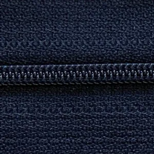 black | nylon | zipper swatch