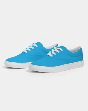 Bright Cyan Men's Canvas Sneakers | Men's | Bright Pure Cyan | C100M0Y0K0