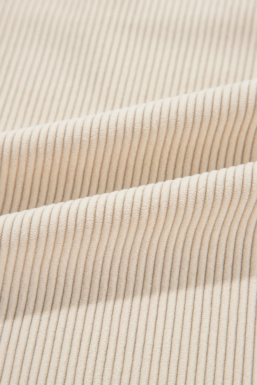 Casual Corduroy Button-Down Jacket for Women