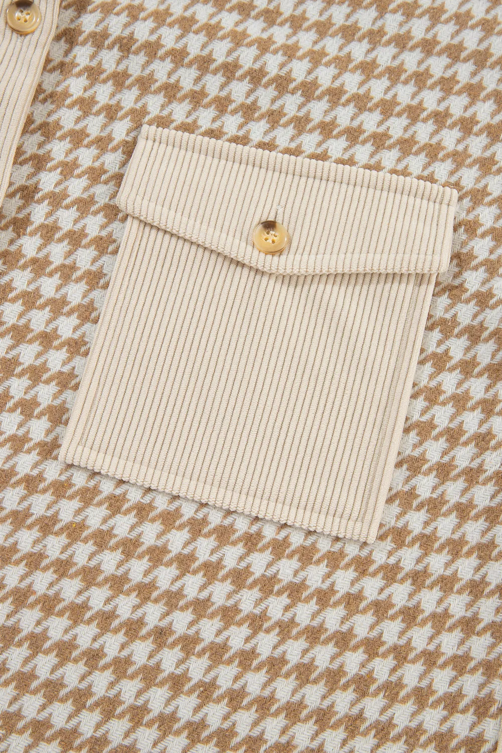 Casual Corduroy Button-Down Jacket for Women