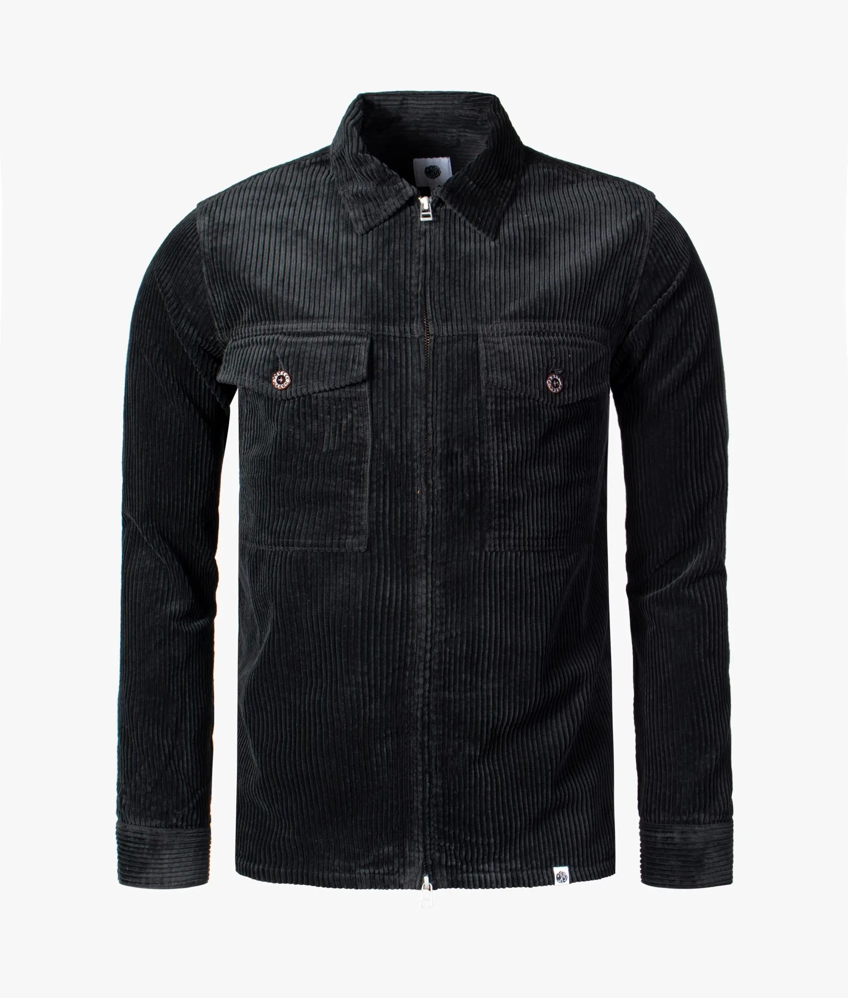 Cord Zip Through Overshirt