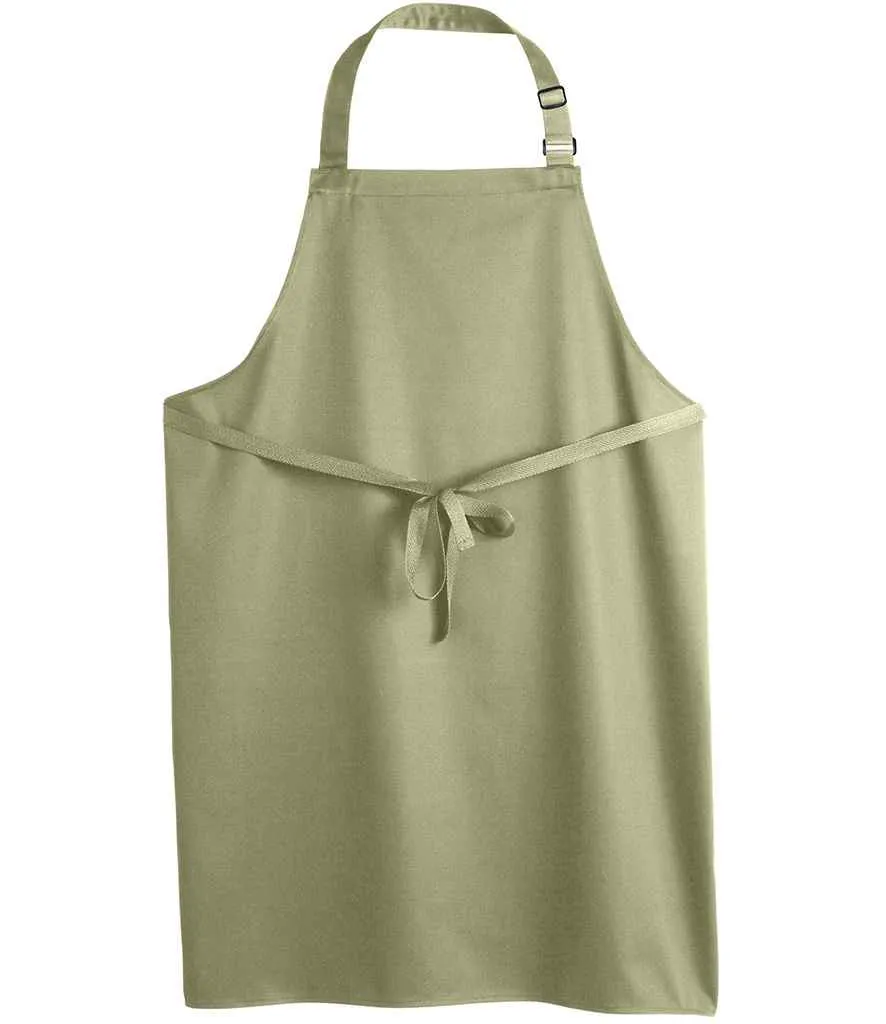 Dennys Polyester Bib Apron | Khaki