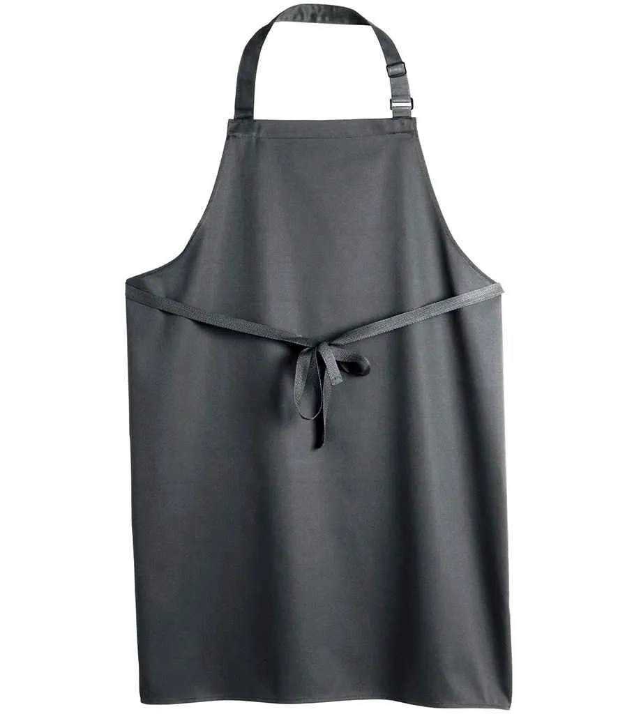 Dennys Polyester Bib Apron | Storm Grey