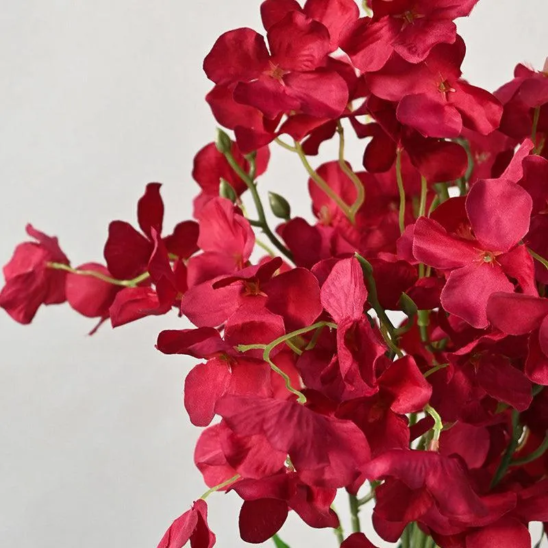Faux Dame'S Rocket Flower Bunch - Red