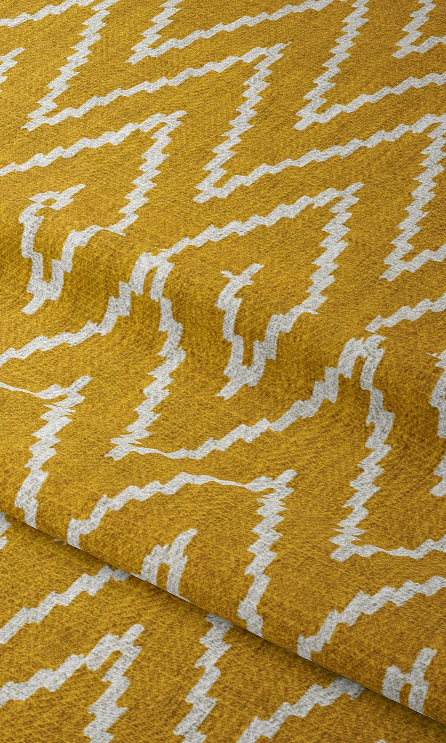 'Guarda' Modern Chevron Print Shades (Deep Yellow/ White)