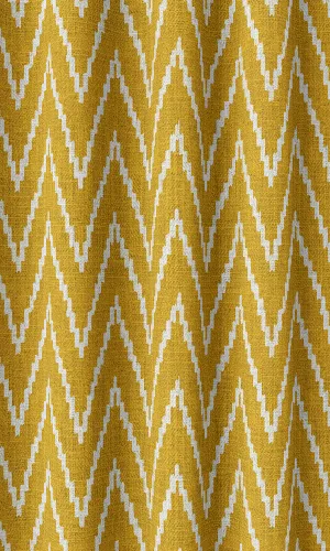 'Guarda' Modern Chevron Print Shades (Deep Yellow/ White)