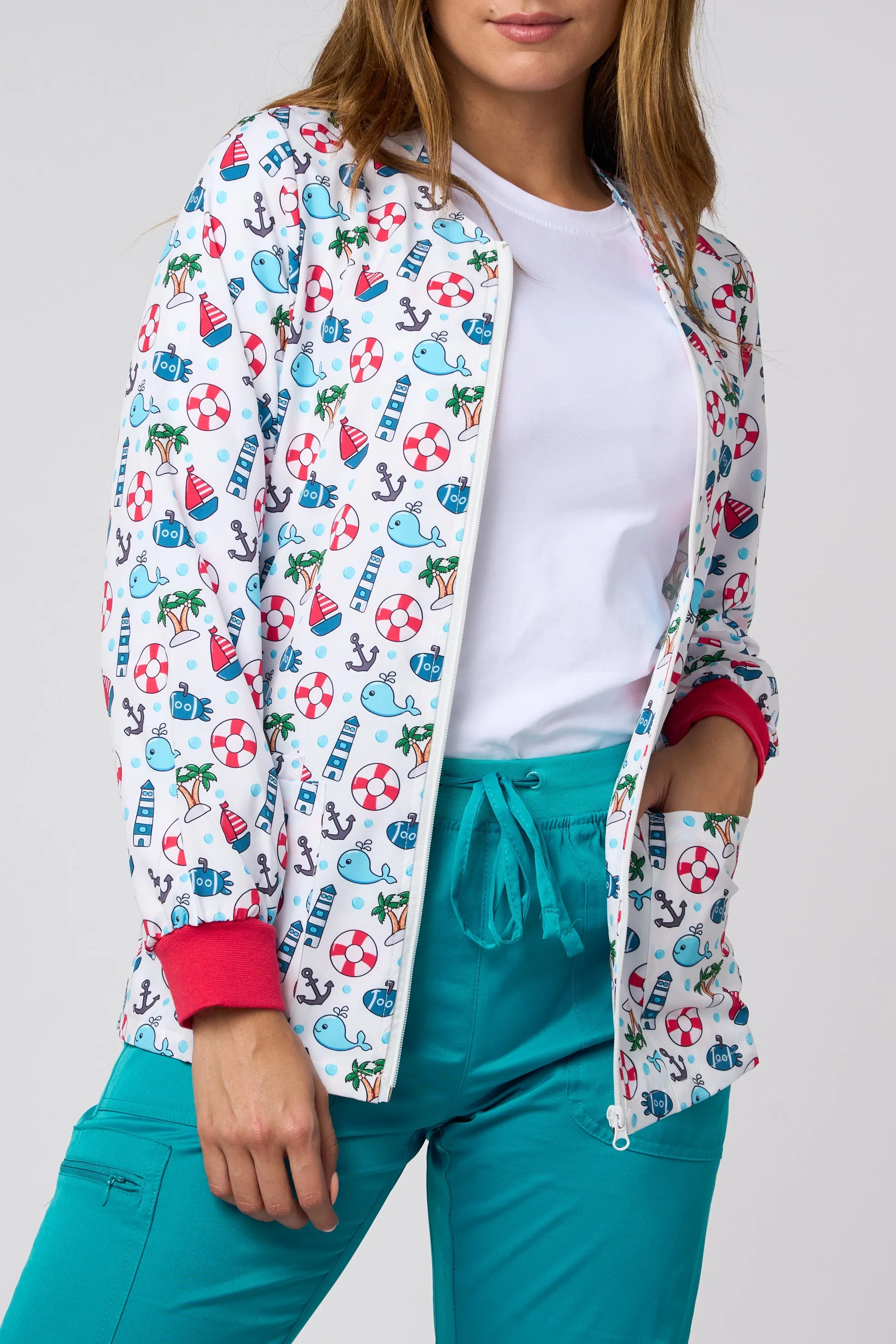 MARINE PRINTED JACKETS
