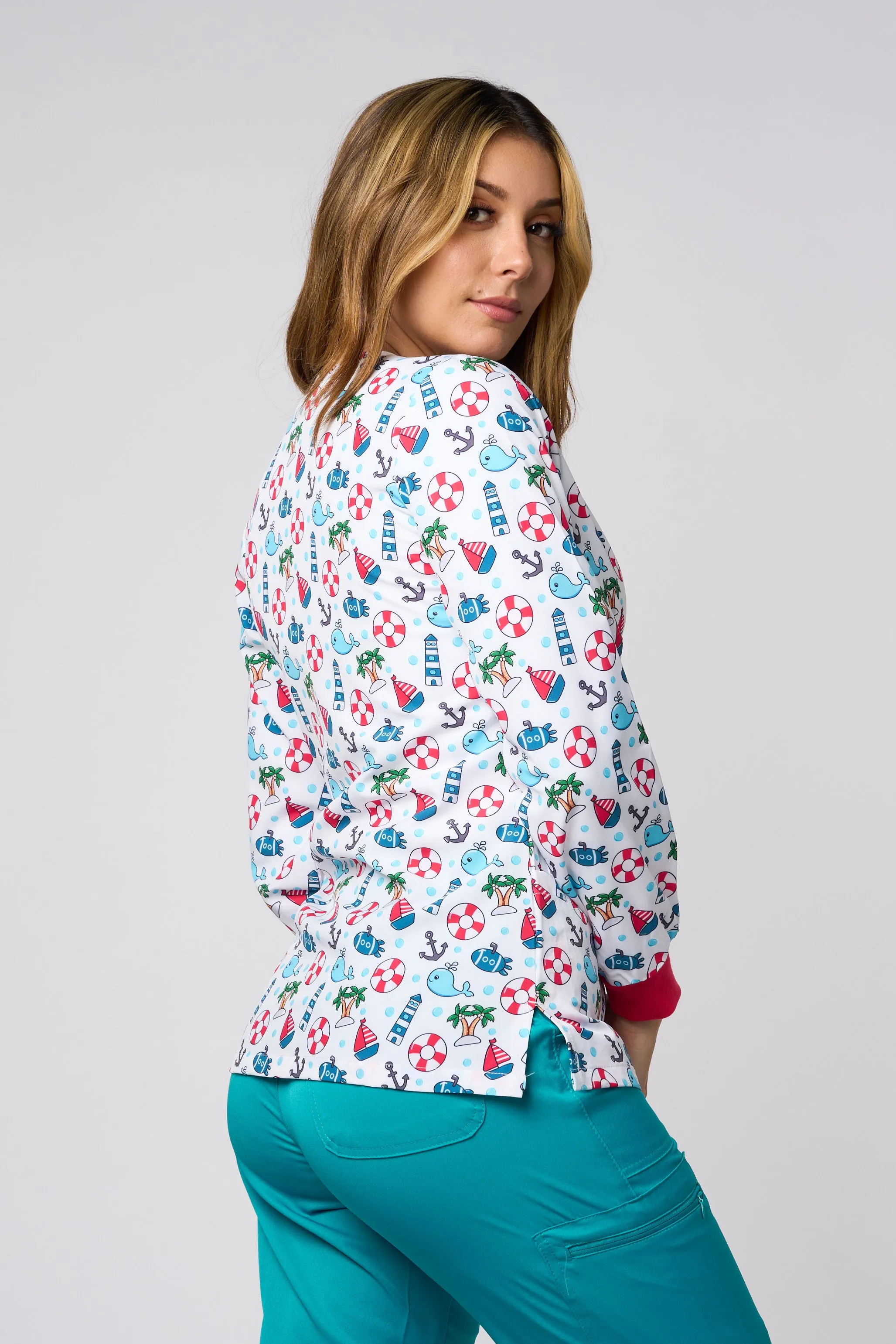 MARINE PRINTED JACKETS