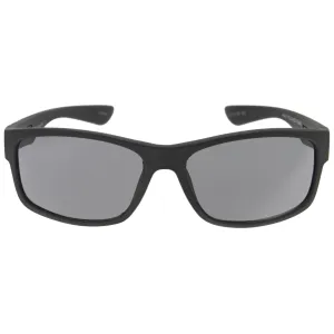 Men's Rubberized Matte Shark Fin Temple Sport Sunglasses A419