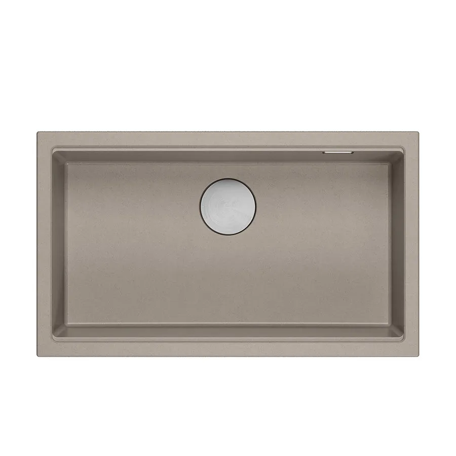 Quadron Logan 110 Soft Taupe, topmount or undermount sink