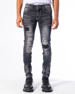 "WARNER" DENIM (DEEP CHARCOAL WASH)