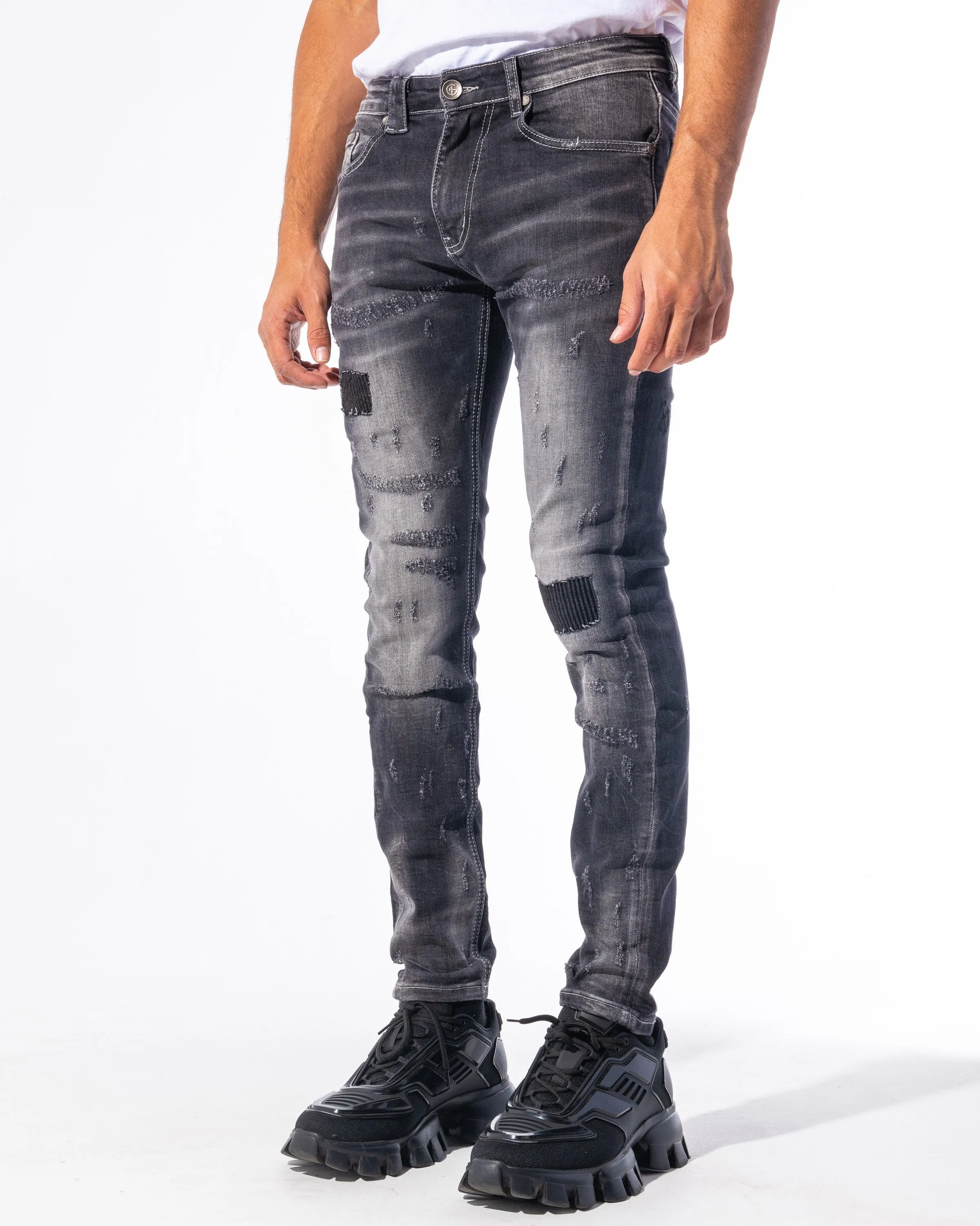 "WARNER" DENIM (DEEP CHARCOAL WASH)