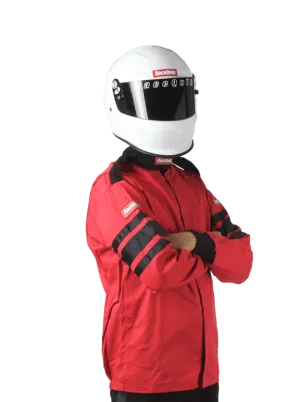 RaceQuip Single Layer Fire Suit Jacket - Red - Medium - 111013