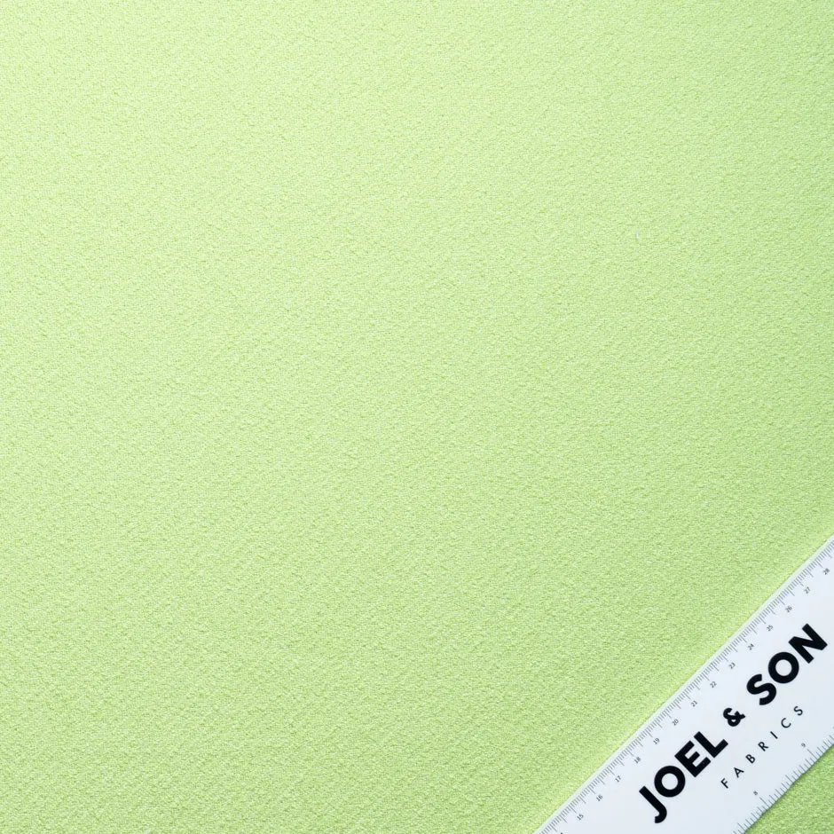 Rich Green Cotton & Linen Bouclette