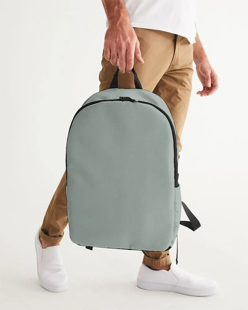 Shaded Pale Green Gray Waterproof Backpack | C10M0Y10K30