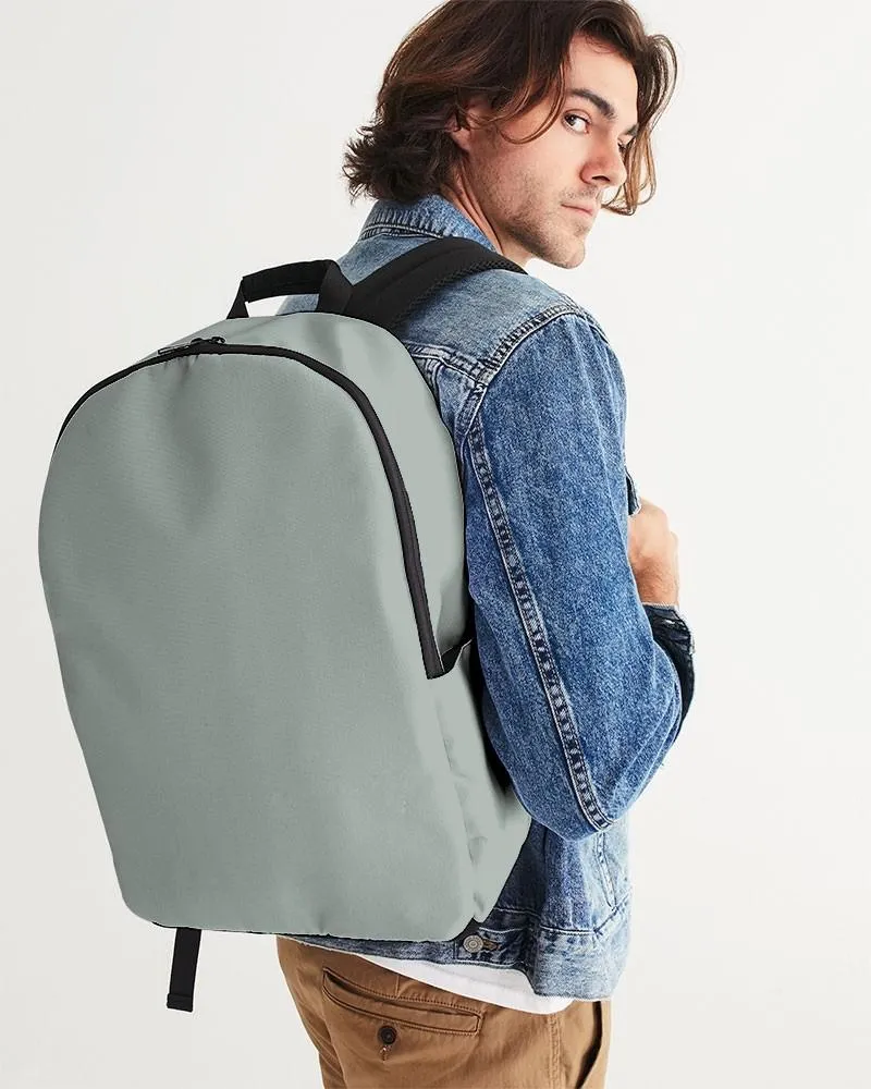 Shaded Pale Green Gray Waterproof Backpack | C10M0Y10K30