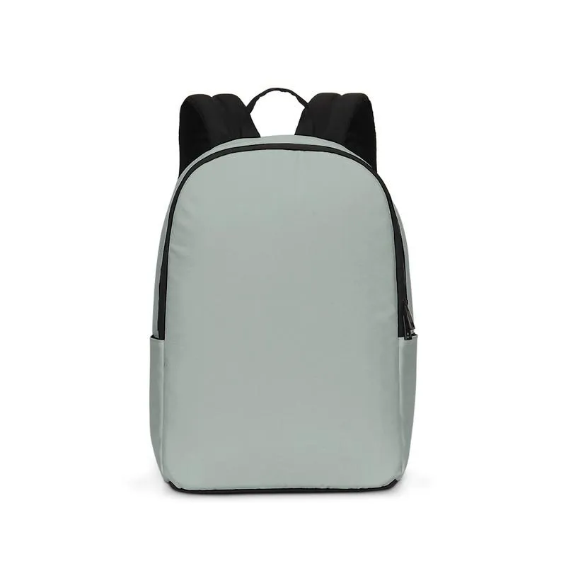 Shaded Pale Green Gray Waterproof Backpack | C10M0Y10K30
