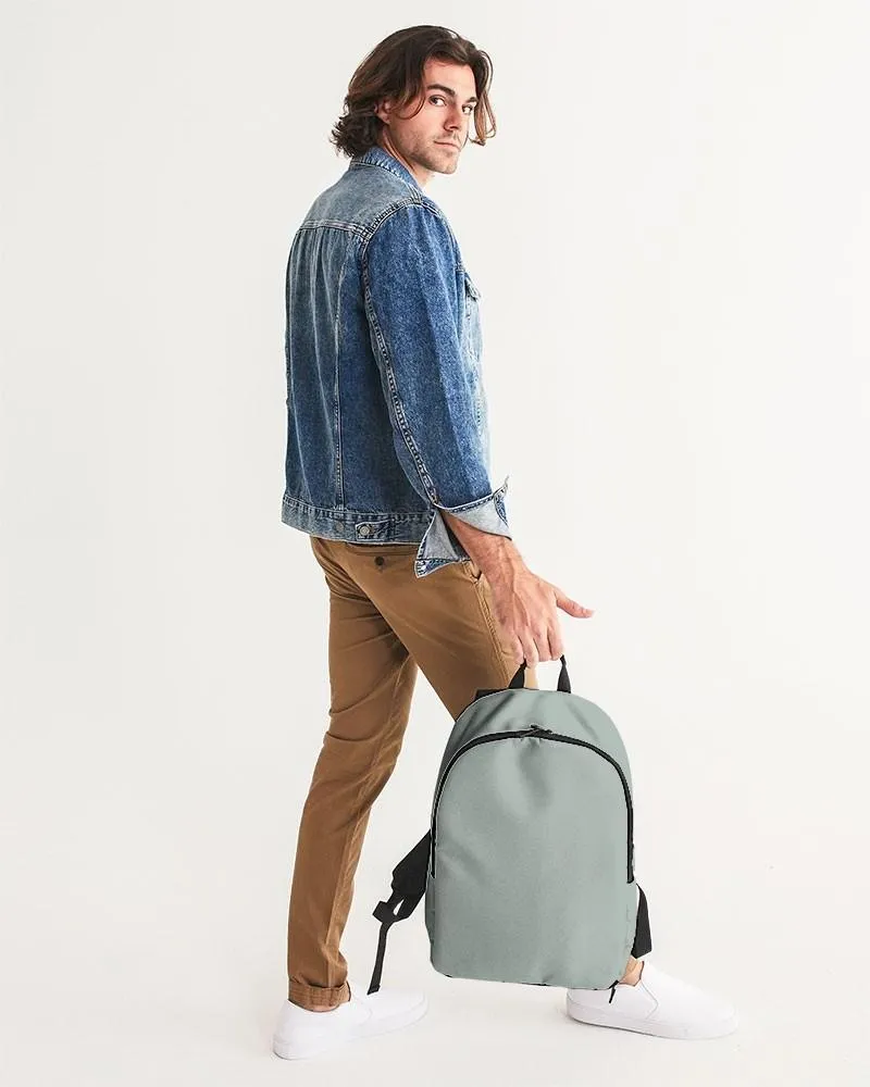 Shaded Pale Green Gray Waterproof Backpack | C10M0Y10K30