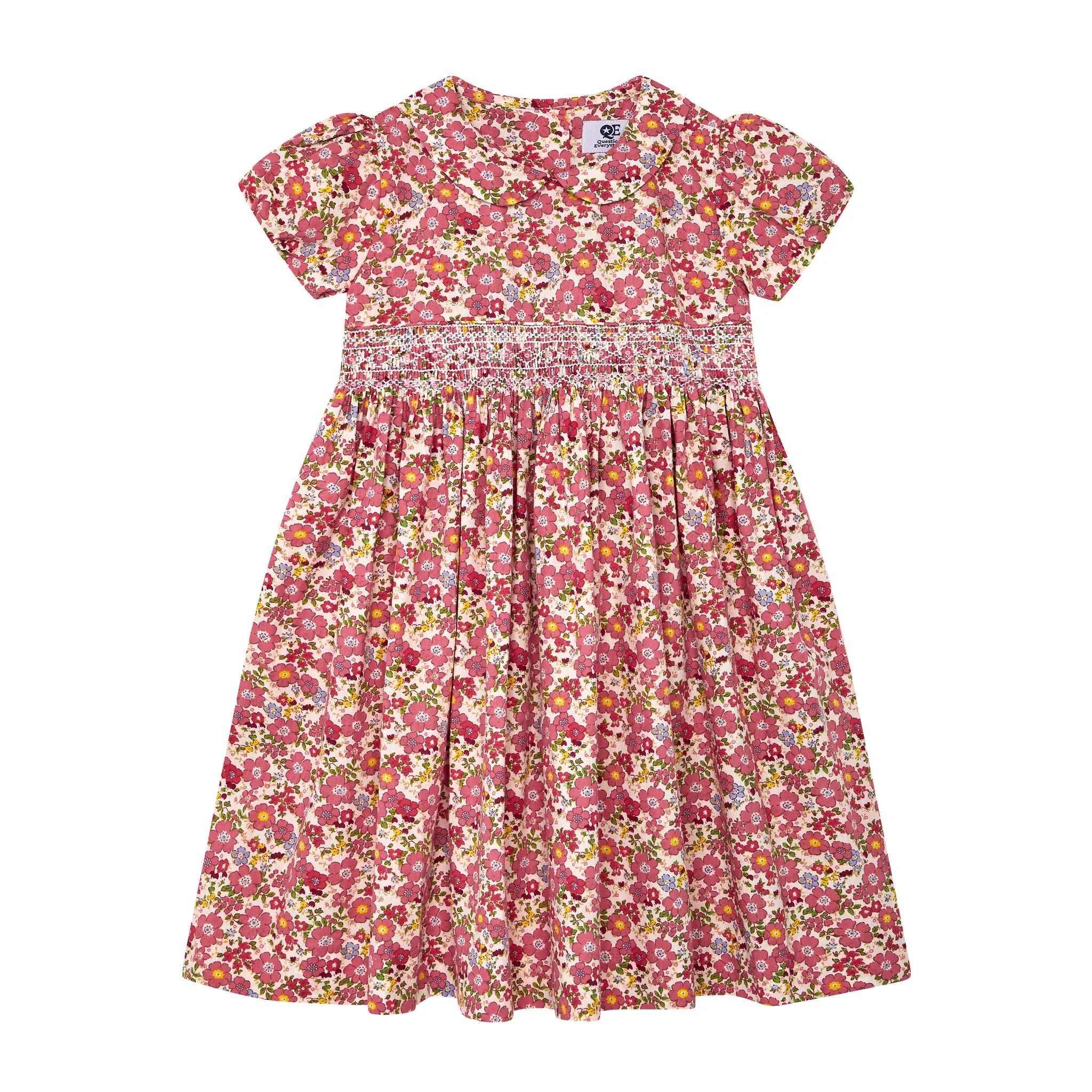 Smocked Girls Dress - Camile