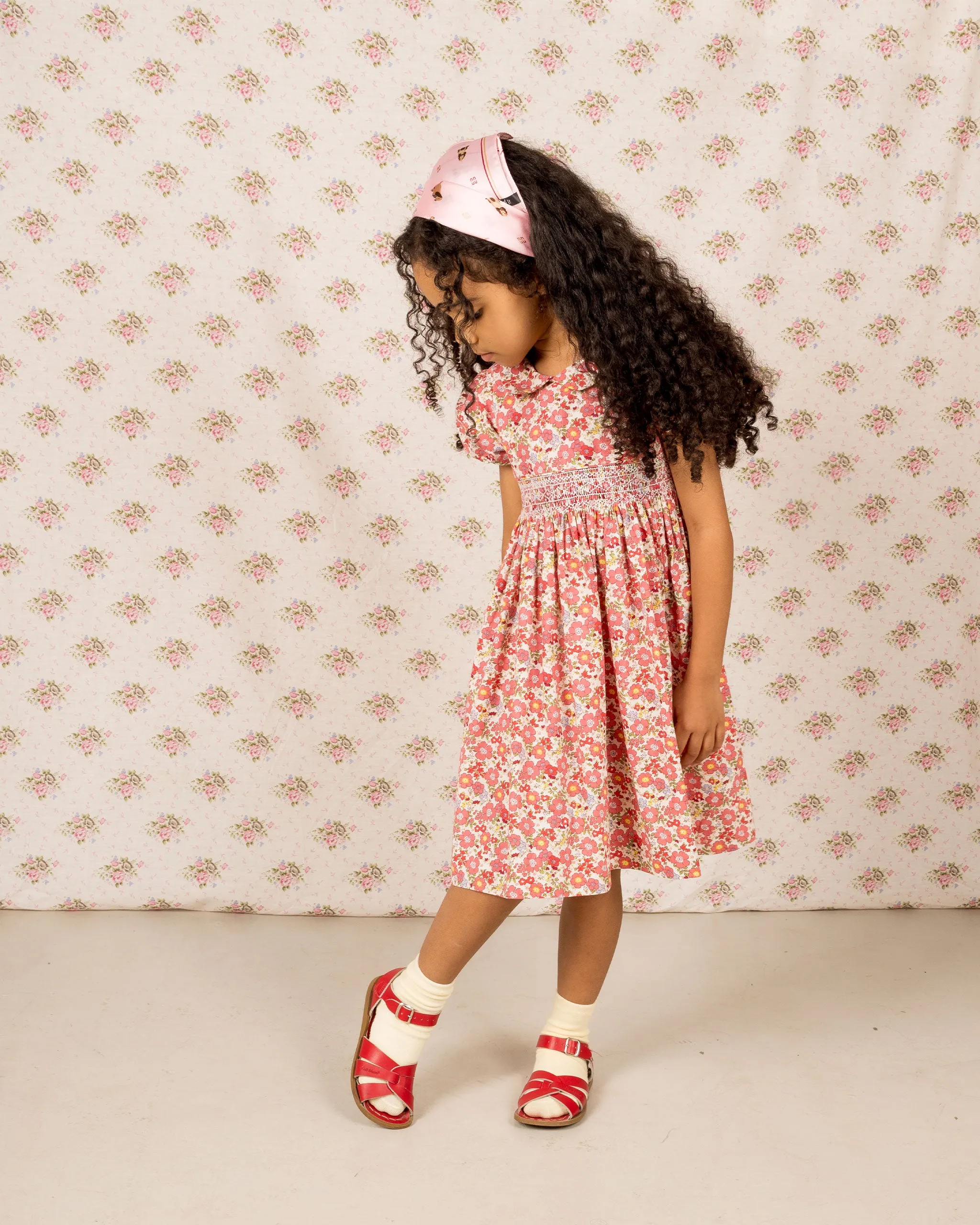 Smocked Girls Dress - Camile