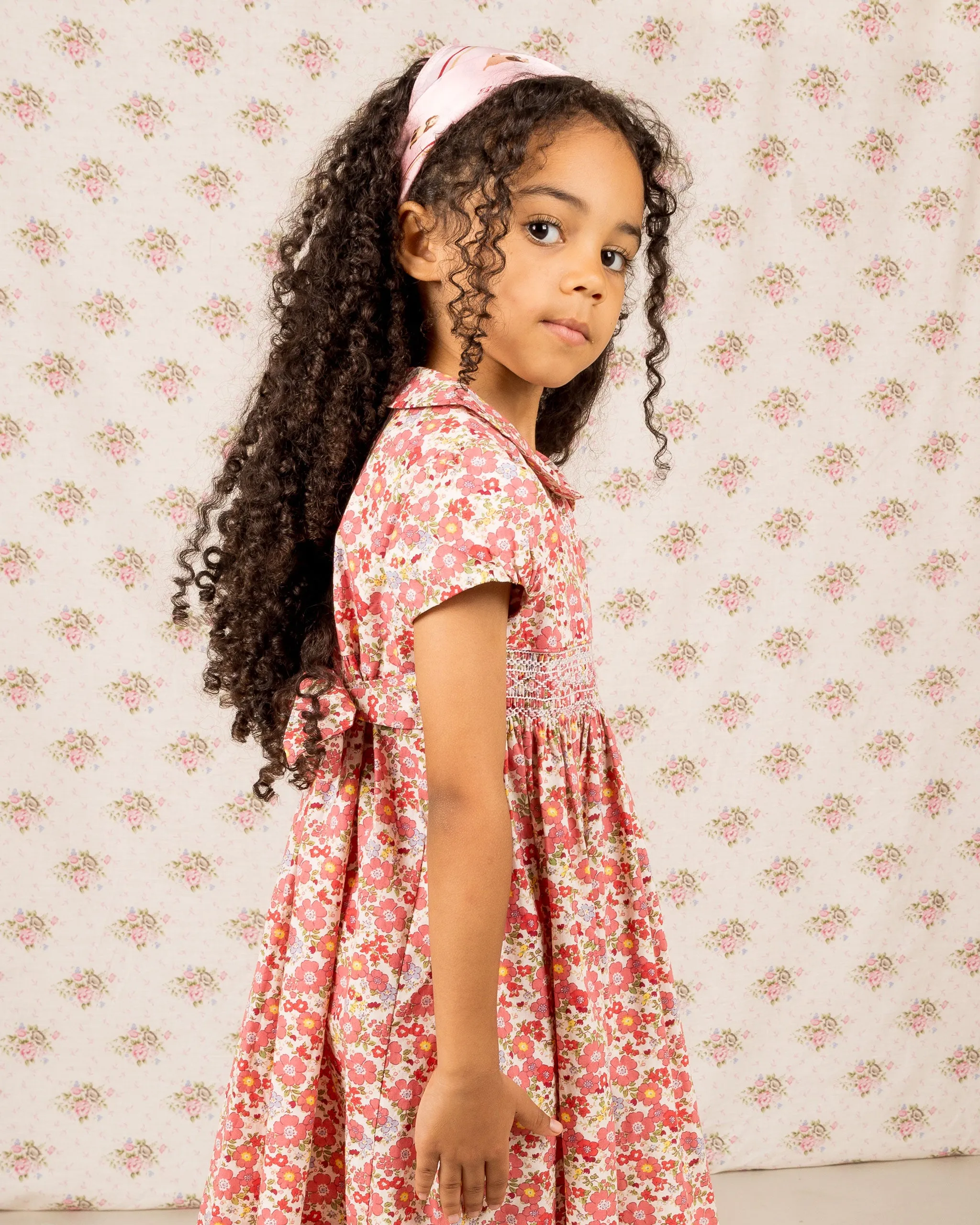Smocked Girls Dress - Camile