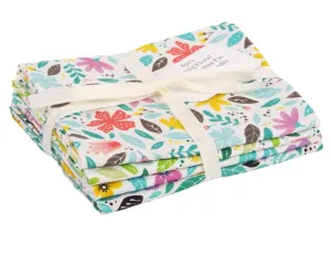 Spring Floral 4 Piece Cotton Fat Quarter Bundle