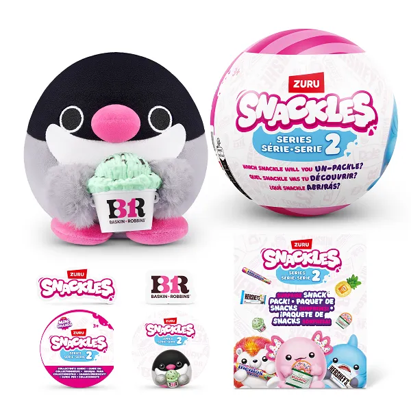 ZURU Snackles Small Plush S2 Assorted Styles