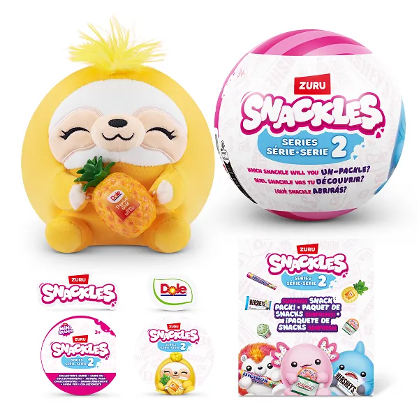 ZURU Snackles Small Plush S2 Assorted Styles