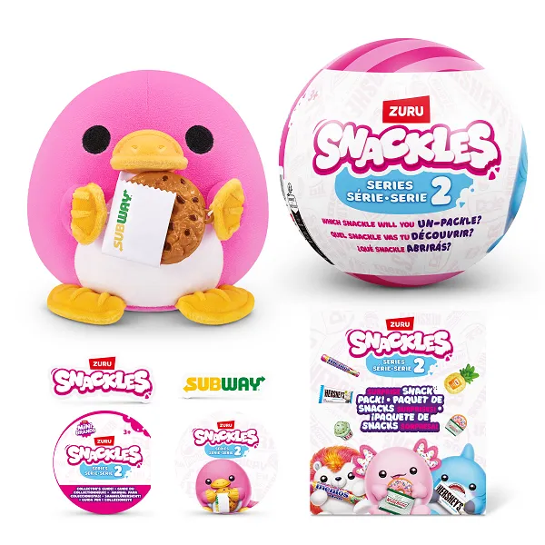 ZURU Snackles Small Plush S2 Assorted Styles